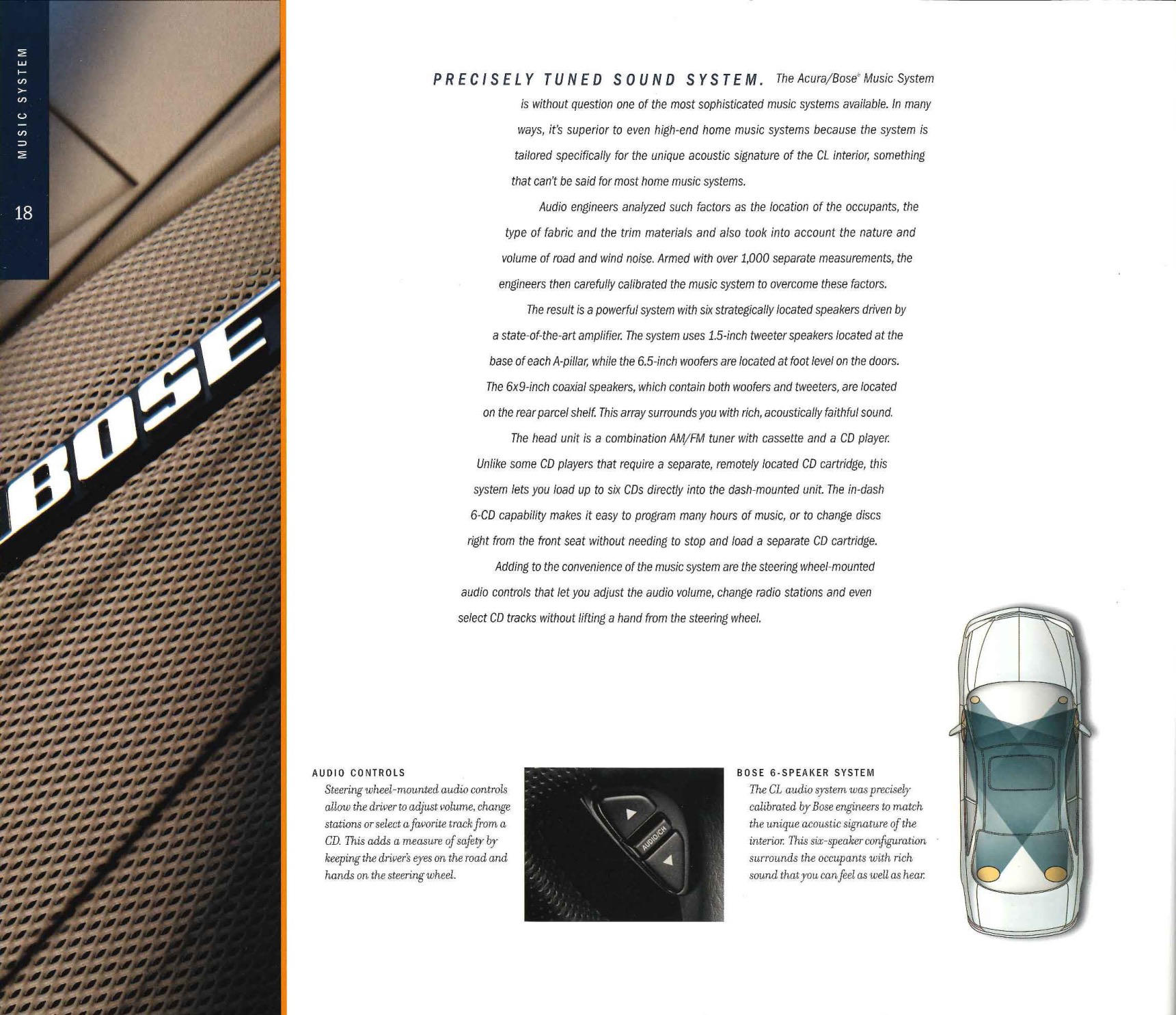 2001 Acura CL Brochure Page 29